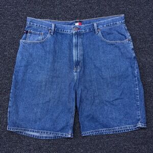 Vintage Tommy Hilfiger Jean Shorts Size 42  Medium Wash Blue 04/02 Tommy Jeans